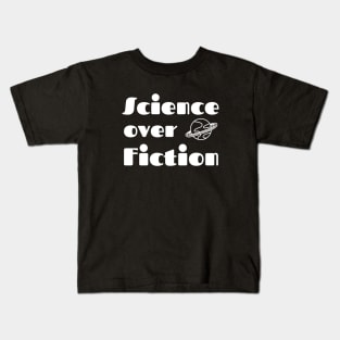 Science over Fiction - Retro Kids T-Shirt